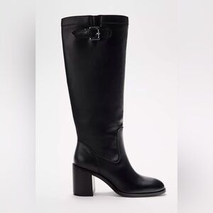 Zara Black Over the Knee Boots
